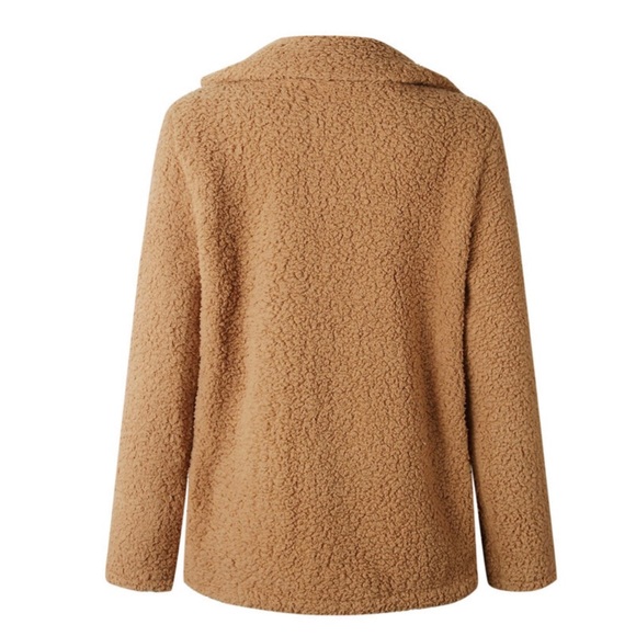 ✨Camel Colored Cozy Fleece Coat✨ - Picture 4 of 6